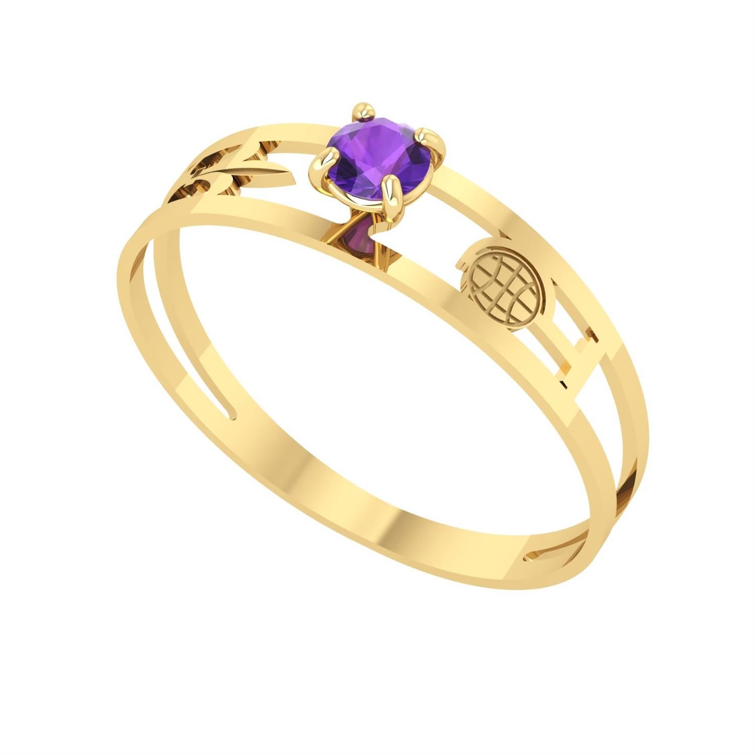Anel Aro Duplo Redondo Geografia Ouro 18k