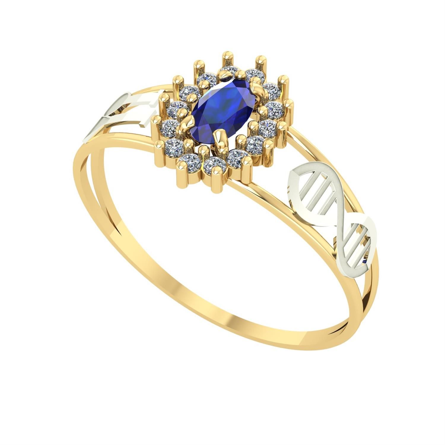 Anel Formatura Oval Grande Química Forense Ouro 18k