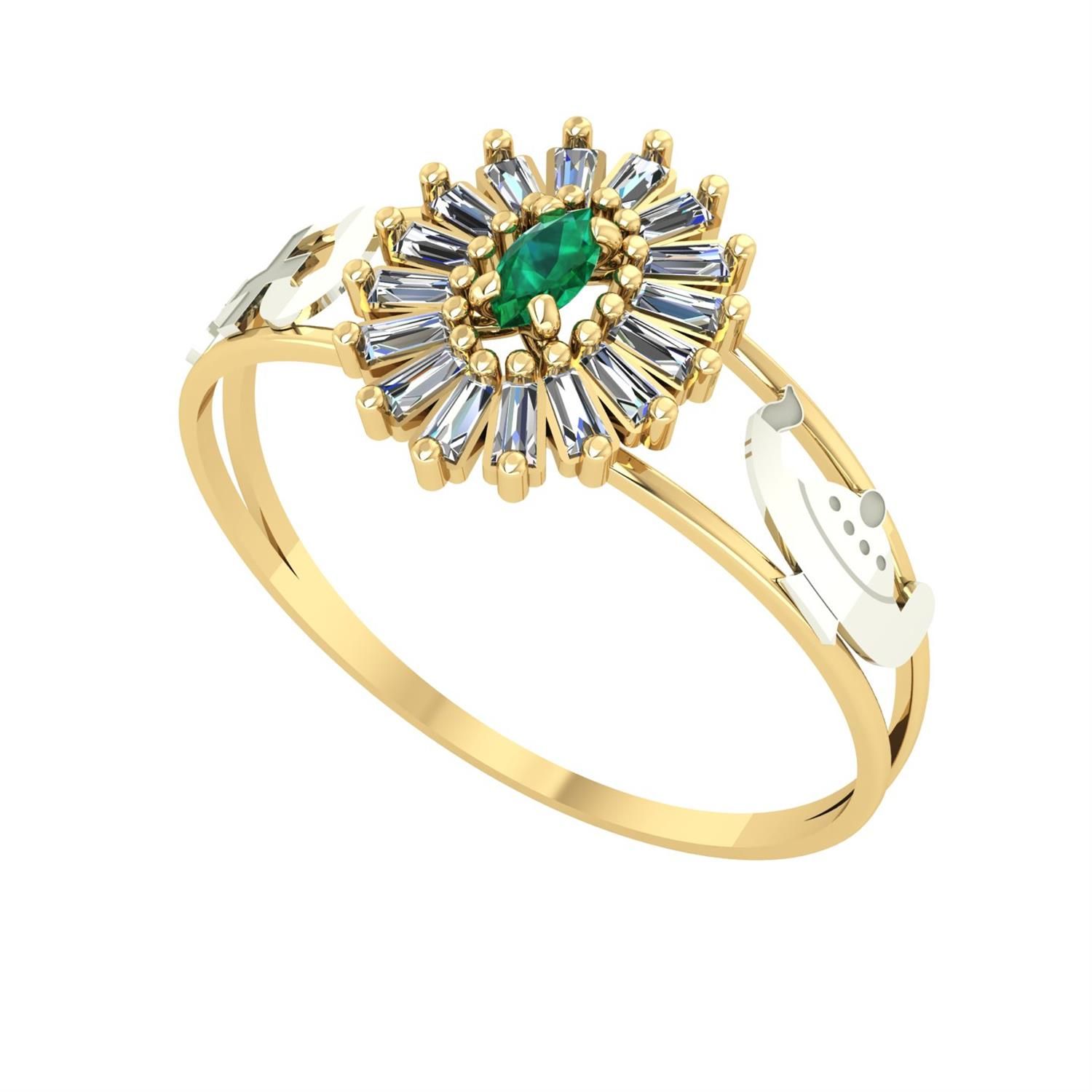Anel Formatura Pizza Navete Enfermagem Ouro 18k