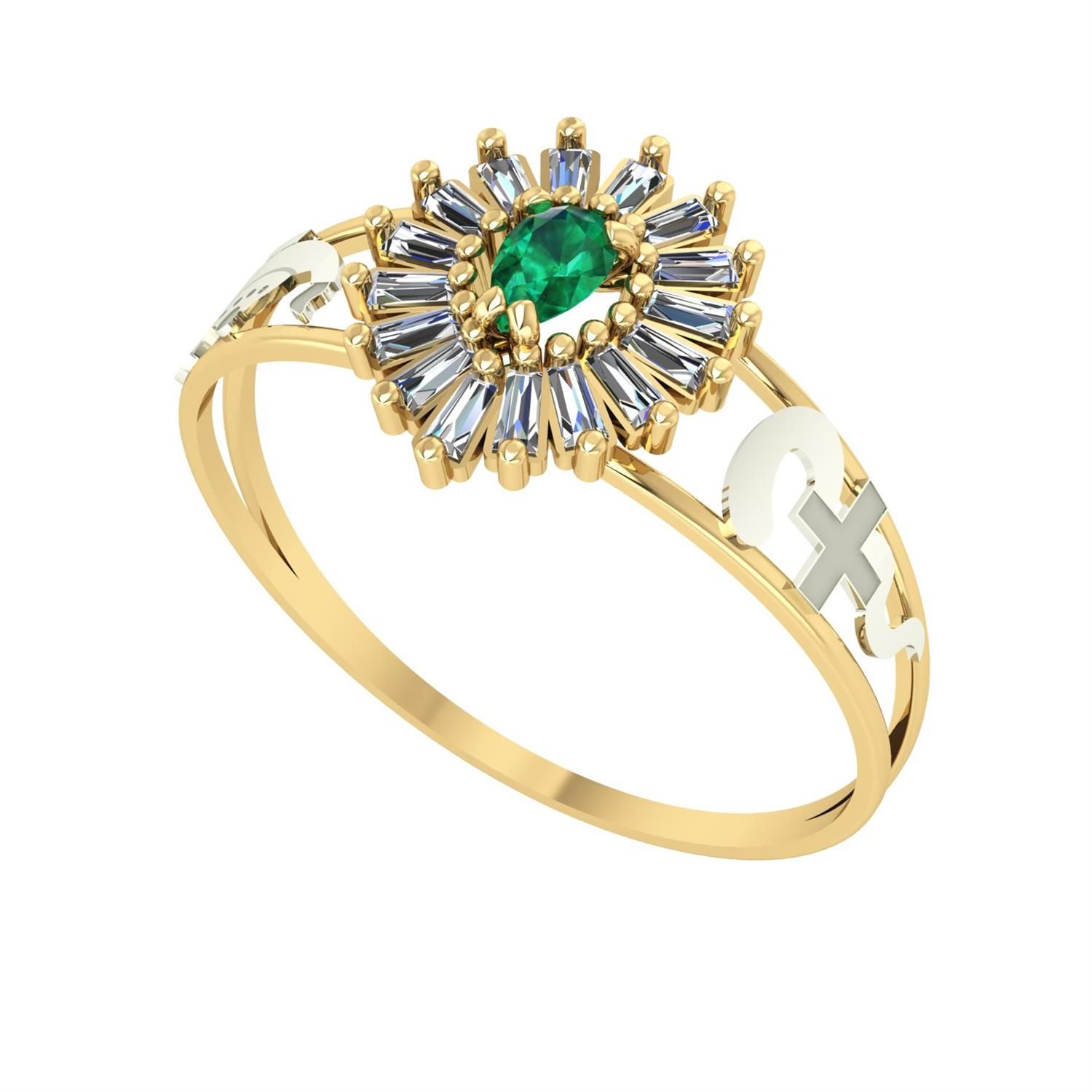 Anel Formatura Gota Pizza Enfermagem Ouro 18k