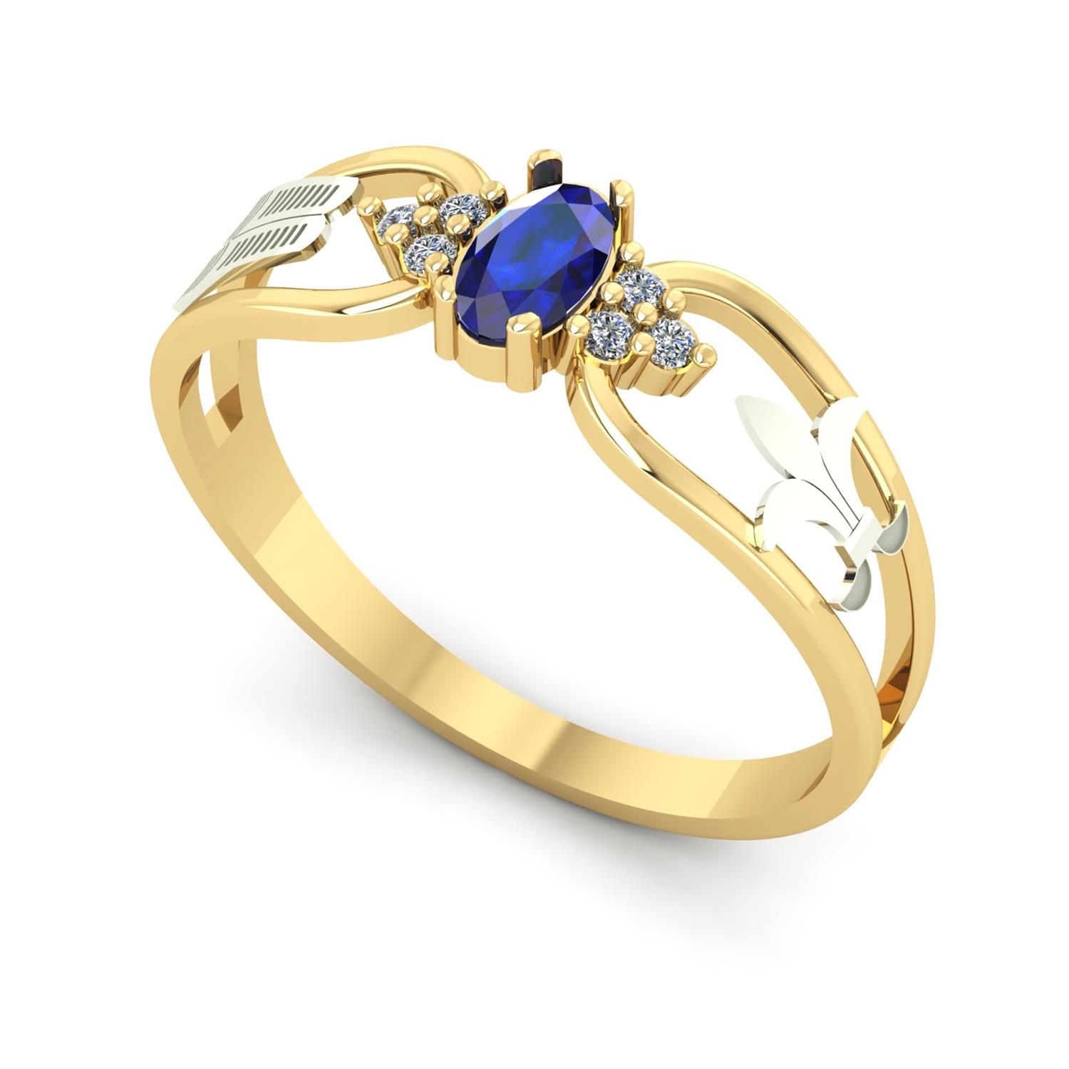 Anel Formatura Oval Pedagogia Ouro 18k