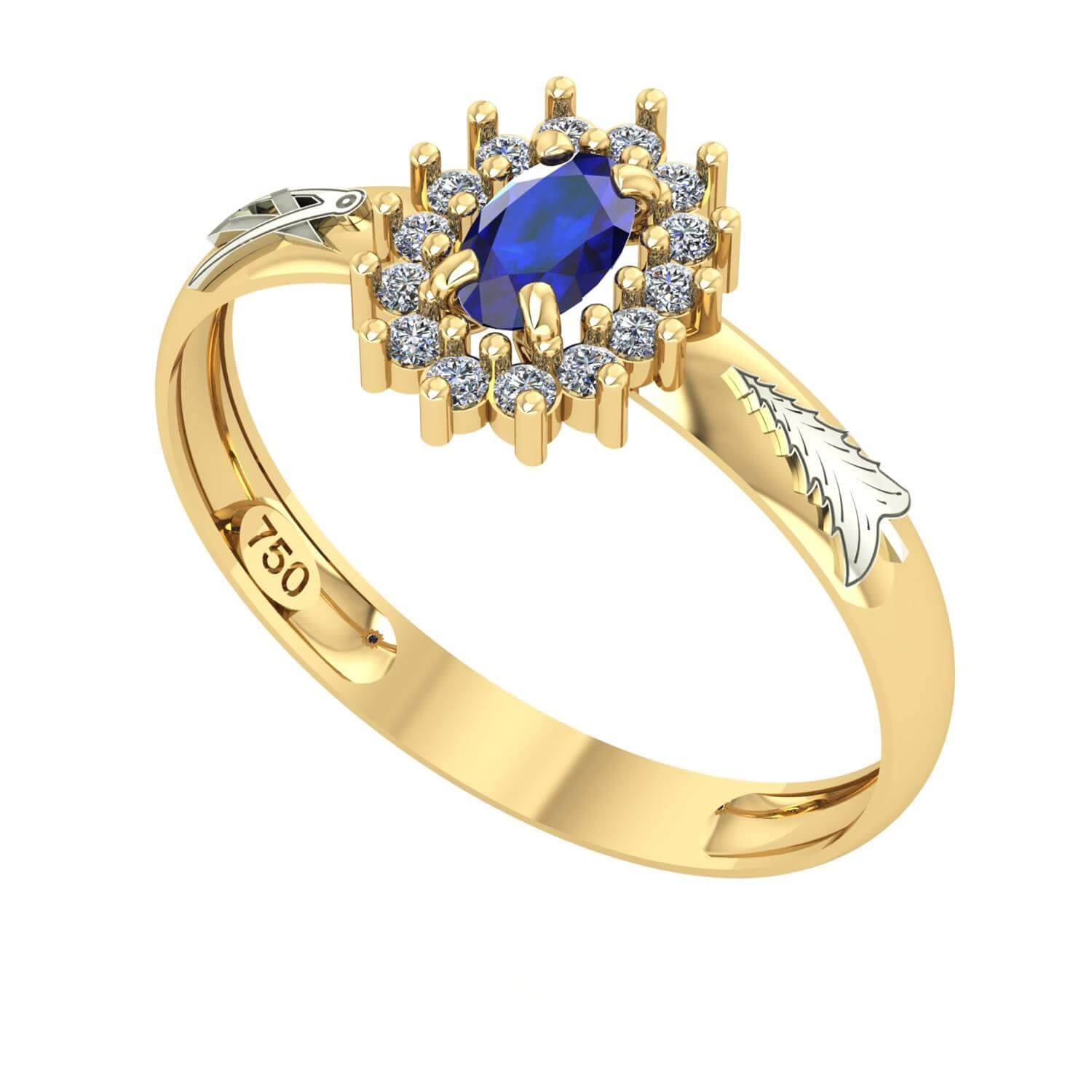 Anel de Formatura Oval Aro Inteiro Arquitetura Ouro 18k