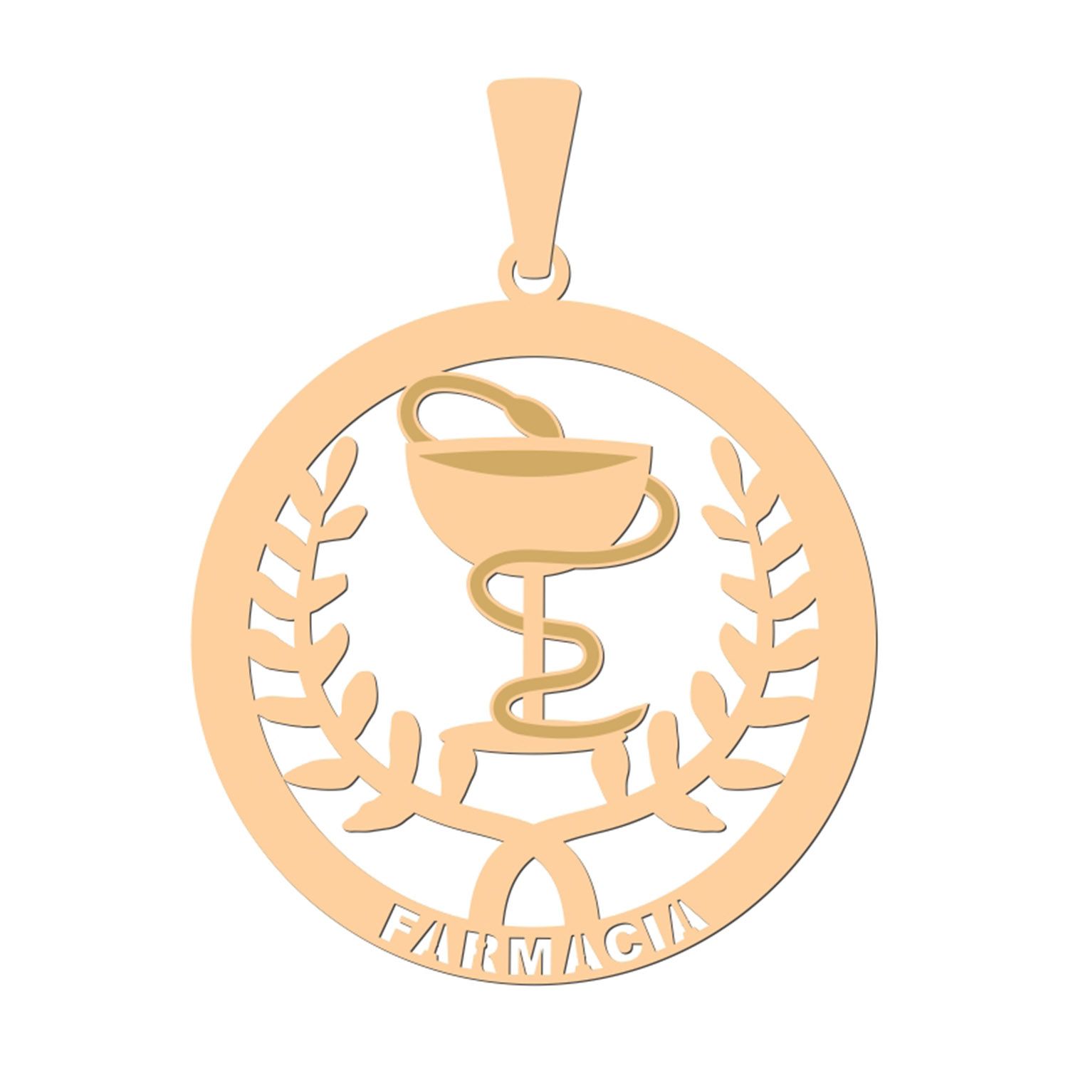 Pingente Farmácia 2.4cm Ouro 18k