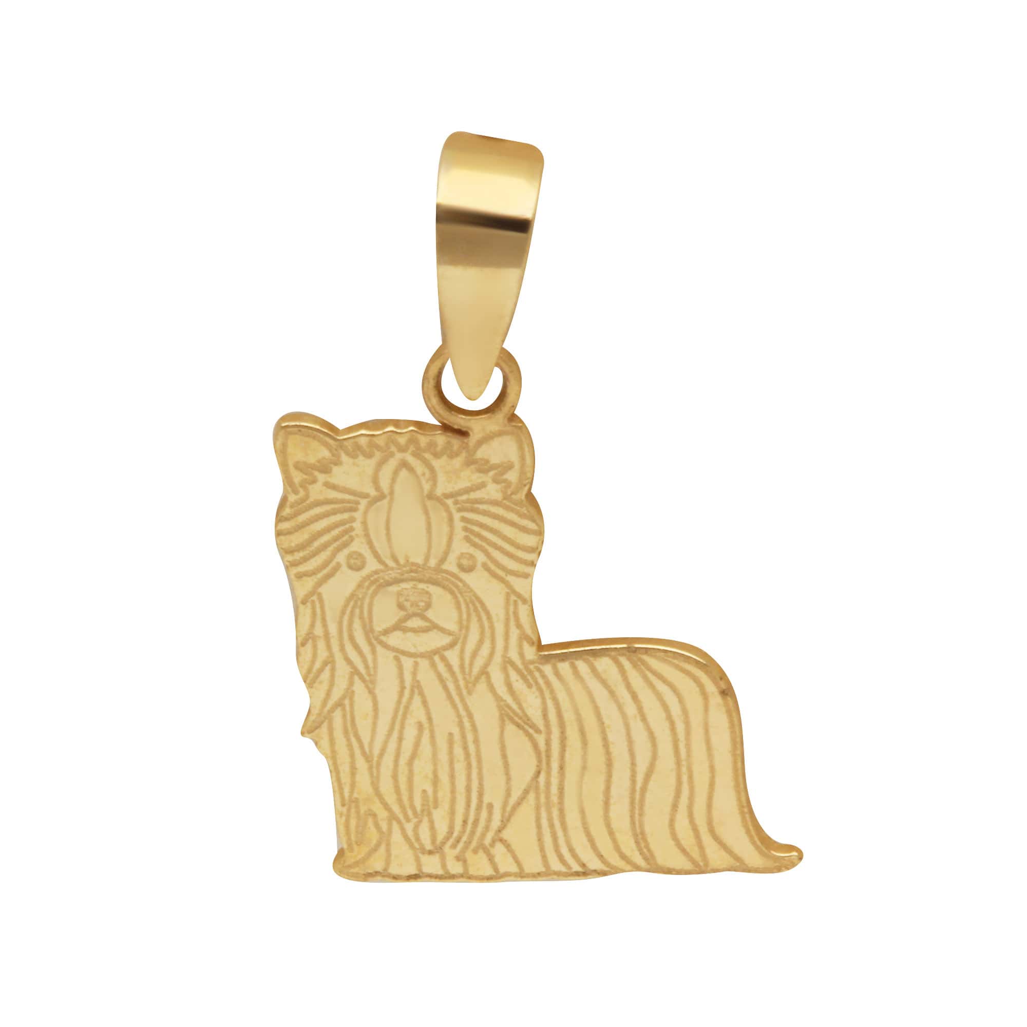Pingente Pet Yorkshire Ouro 18k