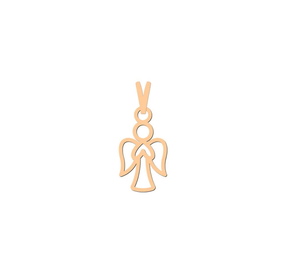 Pingente Anjinho Vazado Ouro 18k
