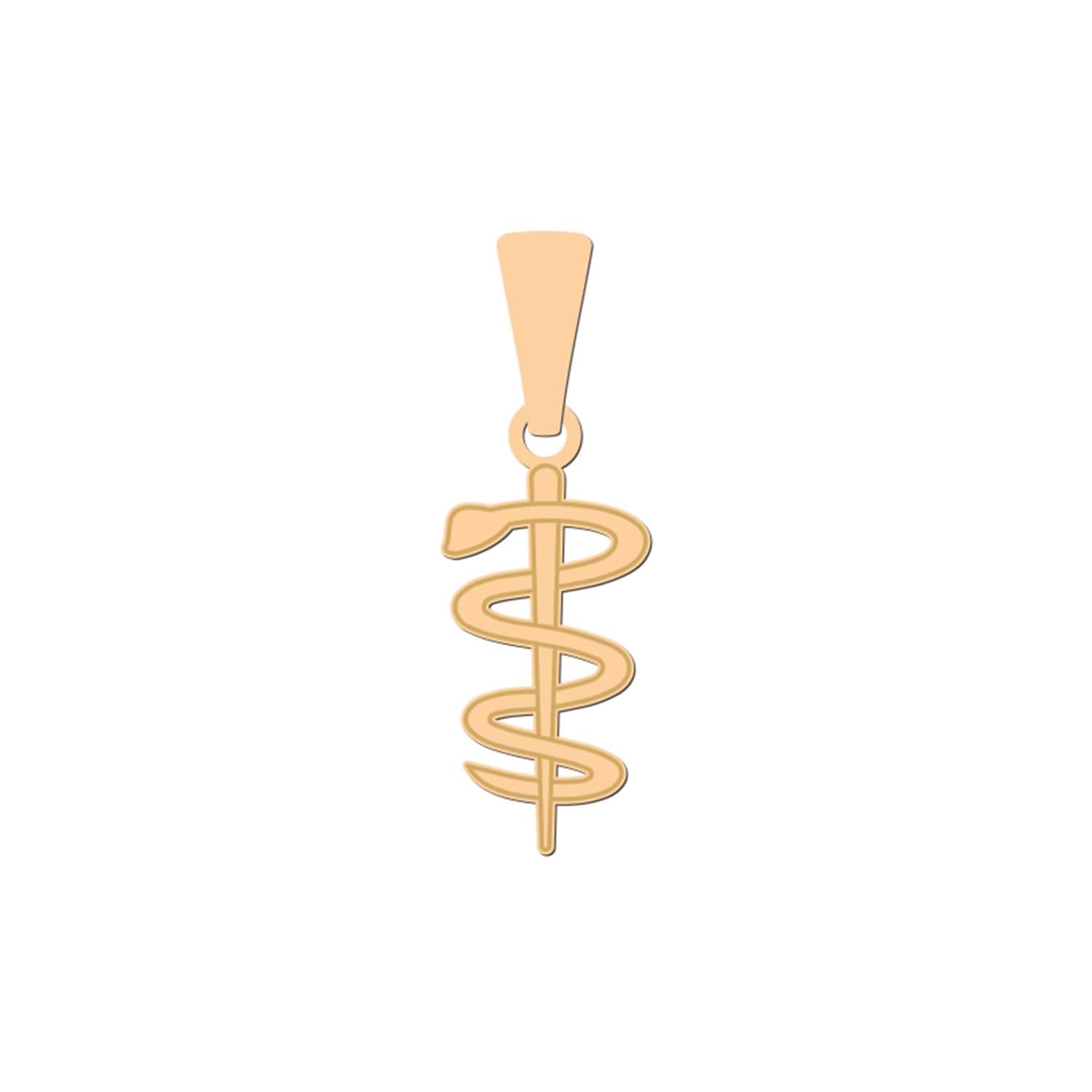 Pingente Profissão Odontologia Símbolo Ouro 18k