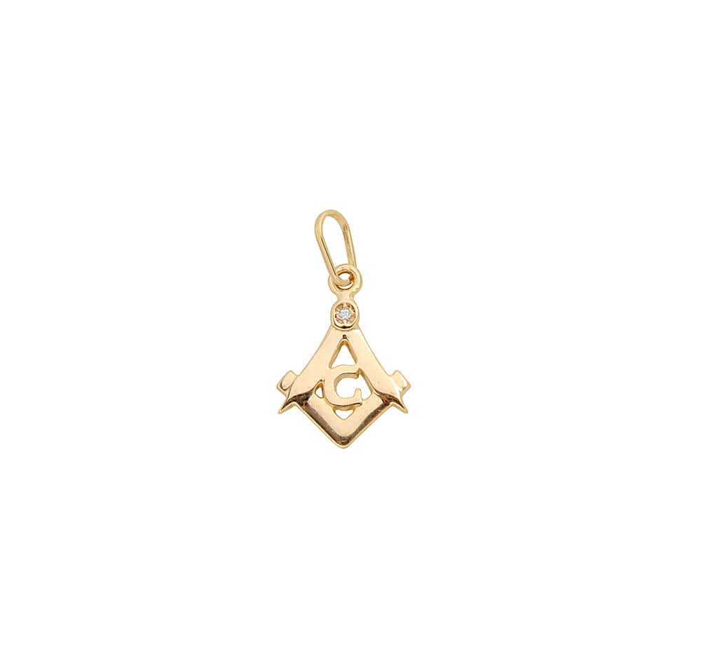 Pingente Maçonaria Ouro 18k