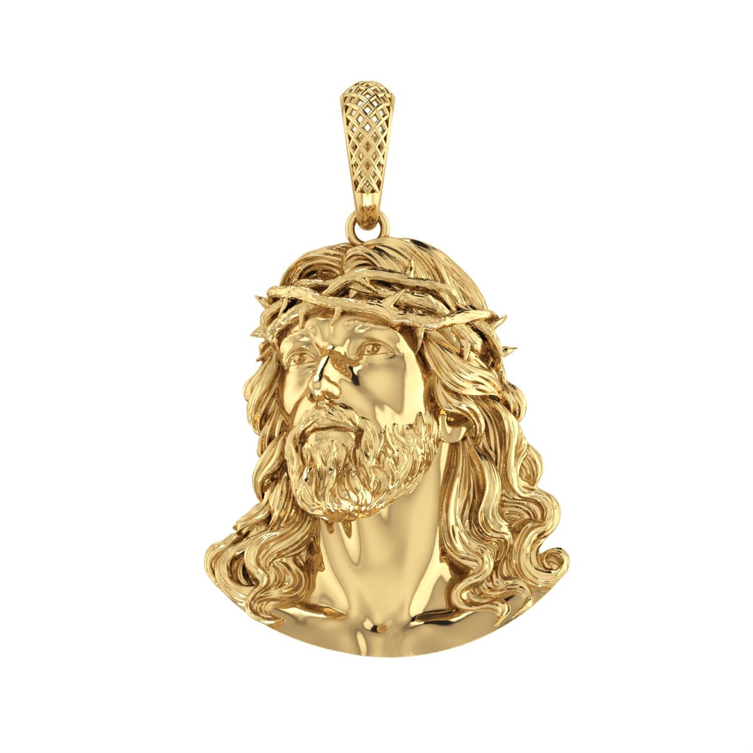 Pingente Jesus Cristo 26MM Ouro 18k