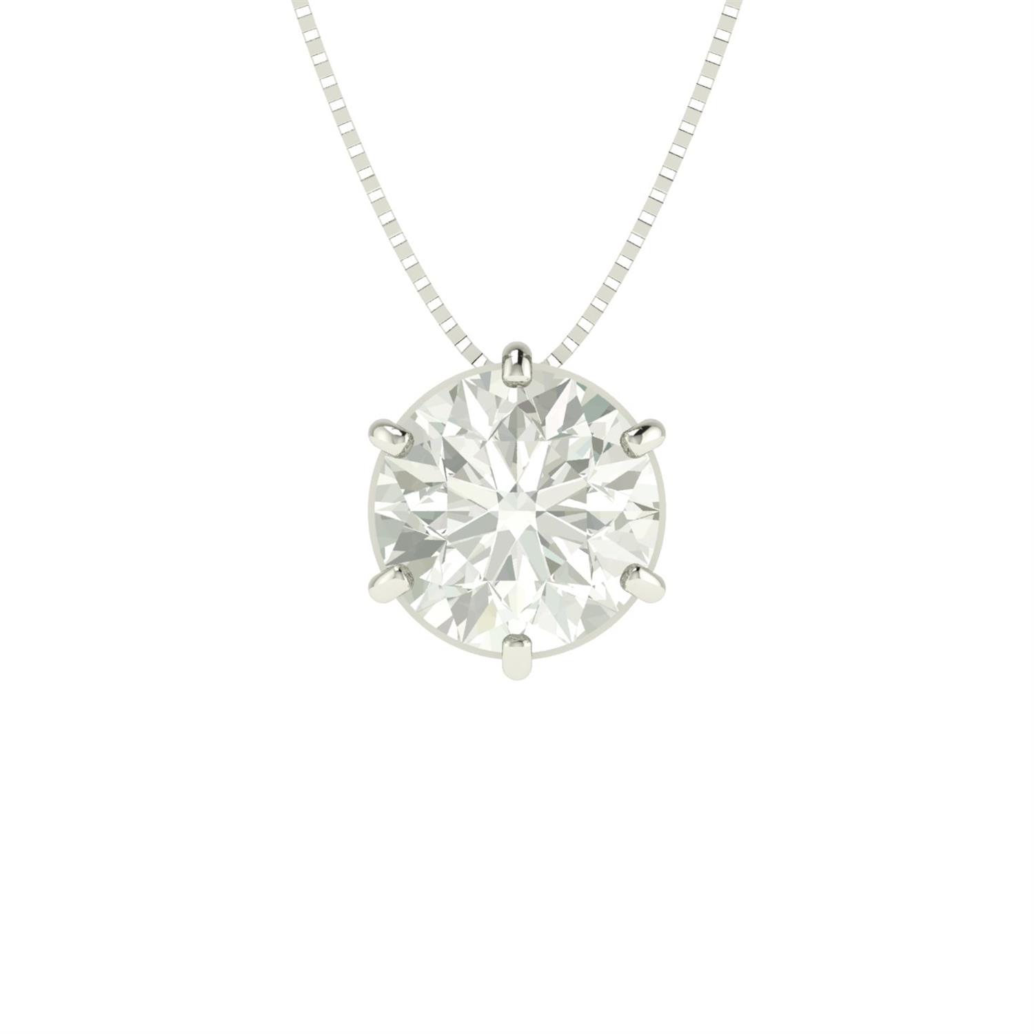 Pingente Ponto de Luz Moissanite 10mm Ouro 18k
