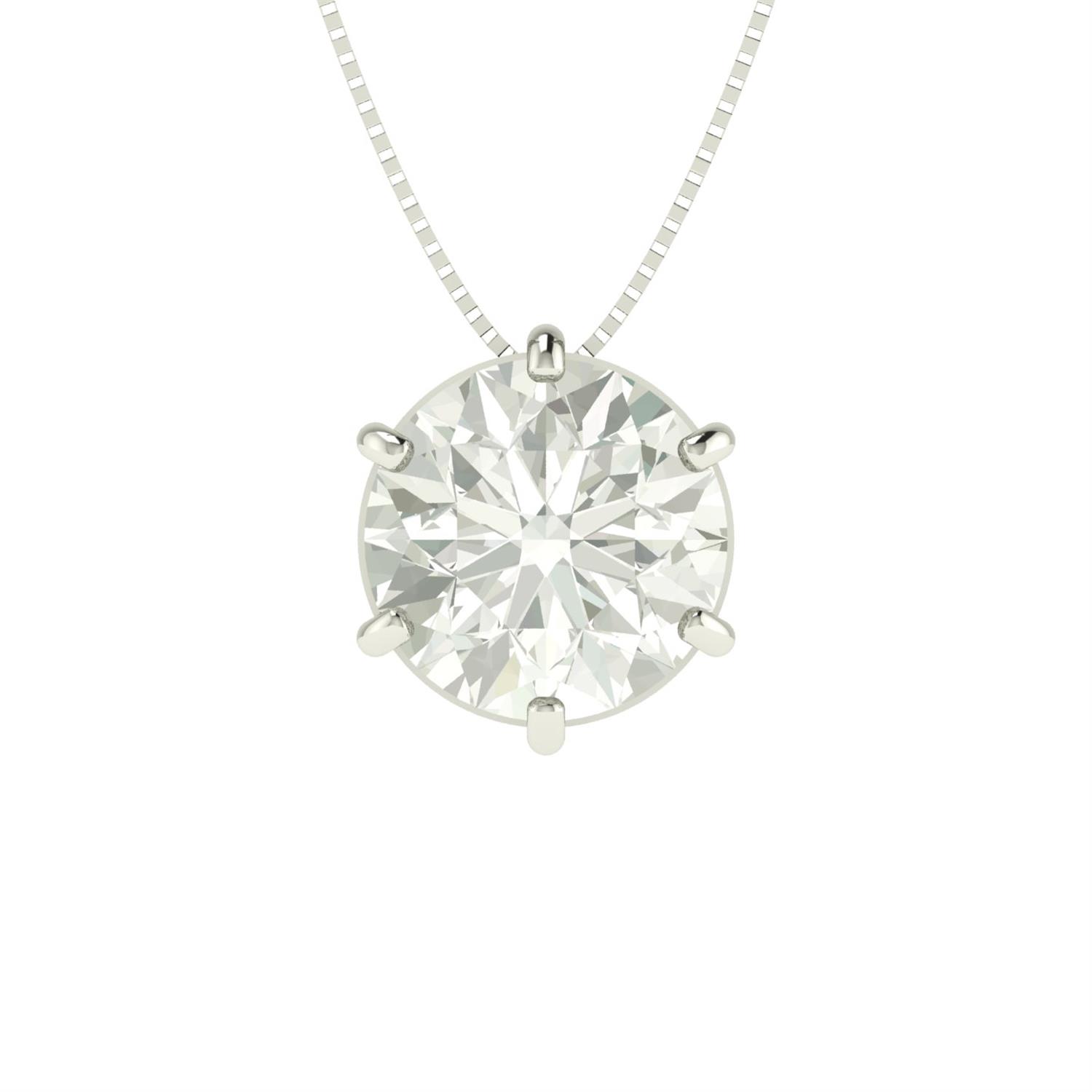 Pingente Ponto de Luz Moissanite 12mm Ouro 18k