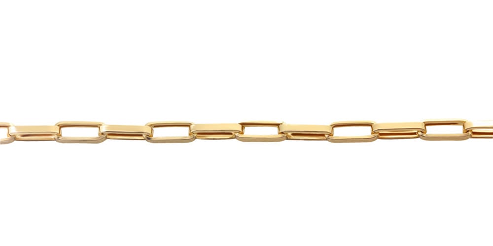 Pulseira Malha Cartier com 21cm Ouro 18k