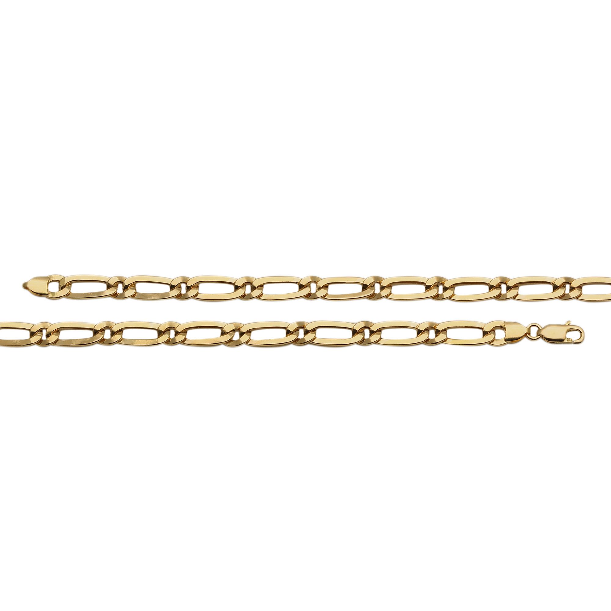 Pulseira 1x1 Achatada Ouro 18k