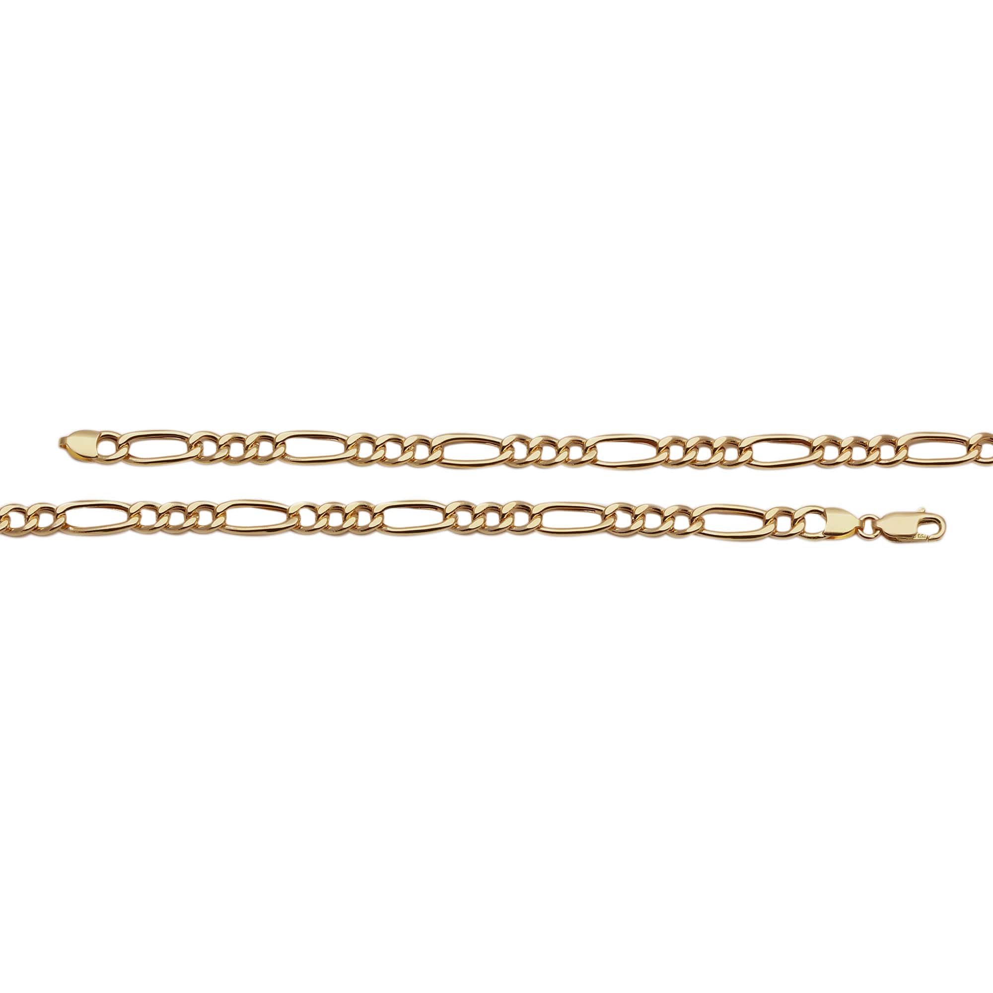 Pulseira 3x1 21 cm Ouro 18k