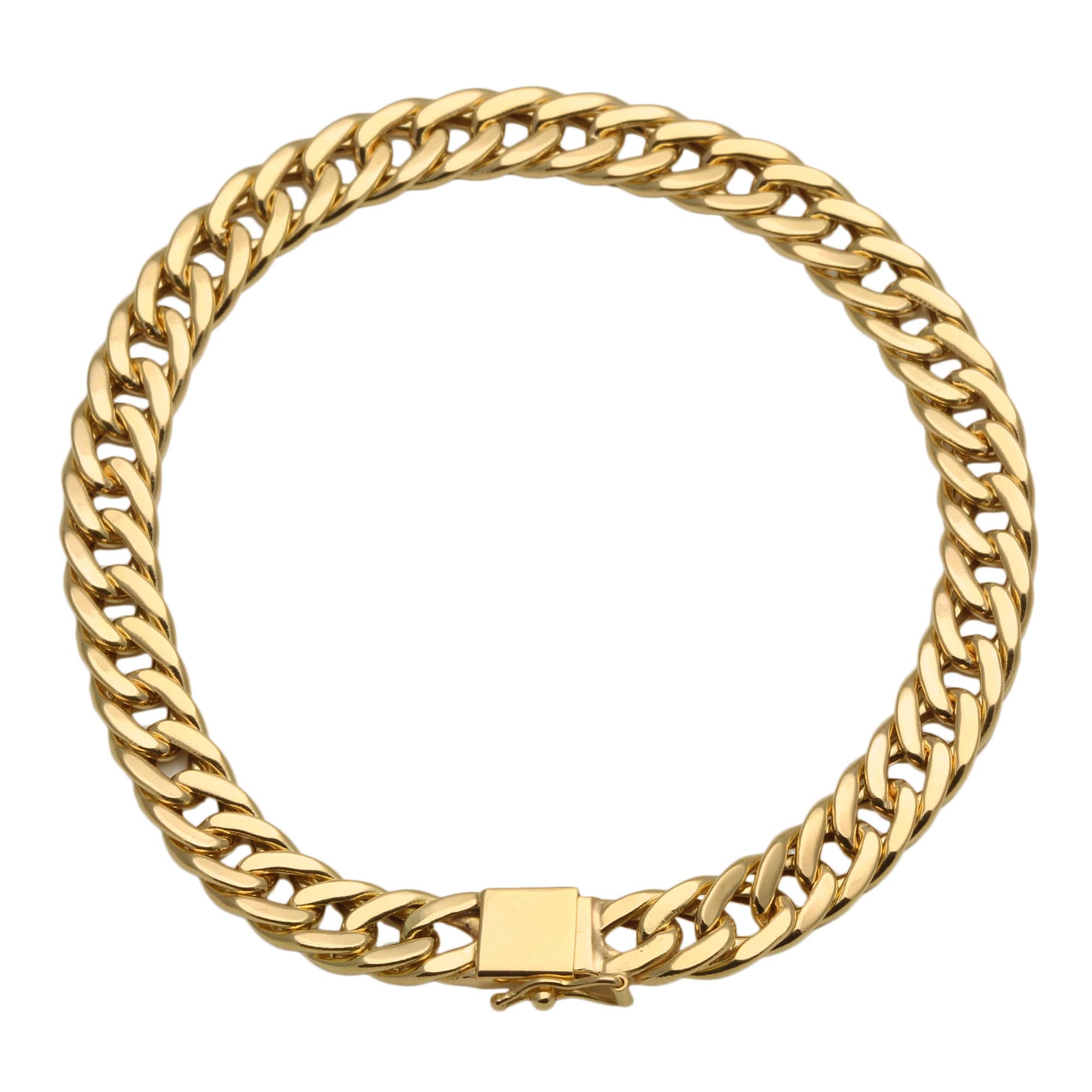 Pulseira Dupla Nill 22cm Ouro 18k