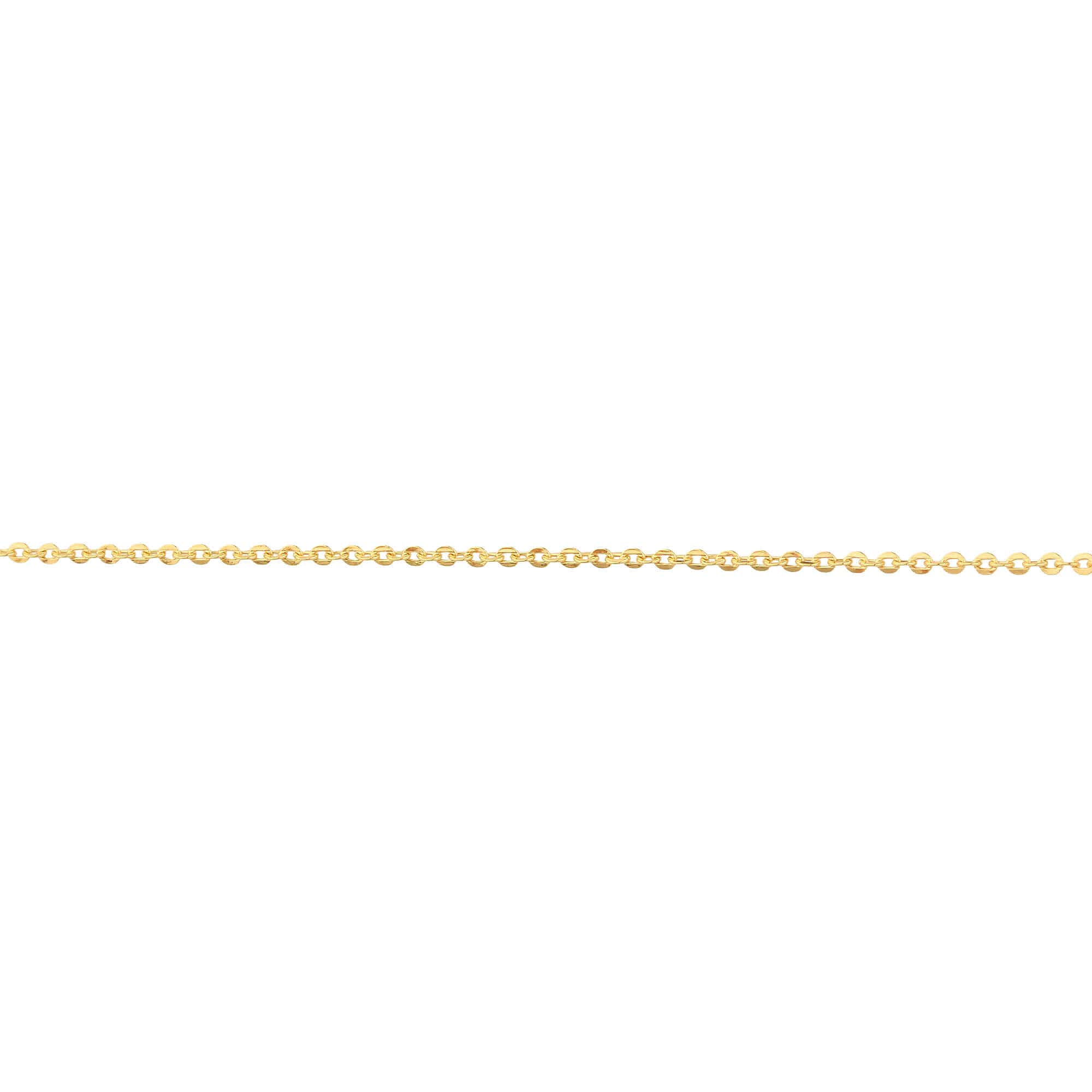Corrente Bailarina Mini com 40cm Ouro 18k