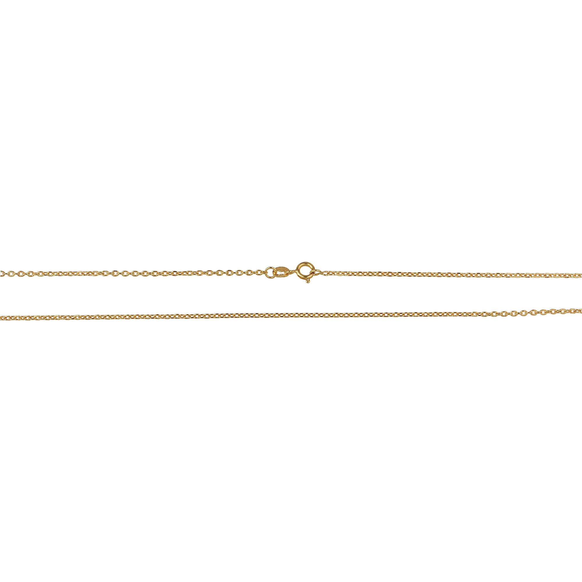 Corrente Cartier Cadeado Fininha Ouro 18k