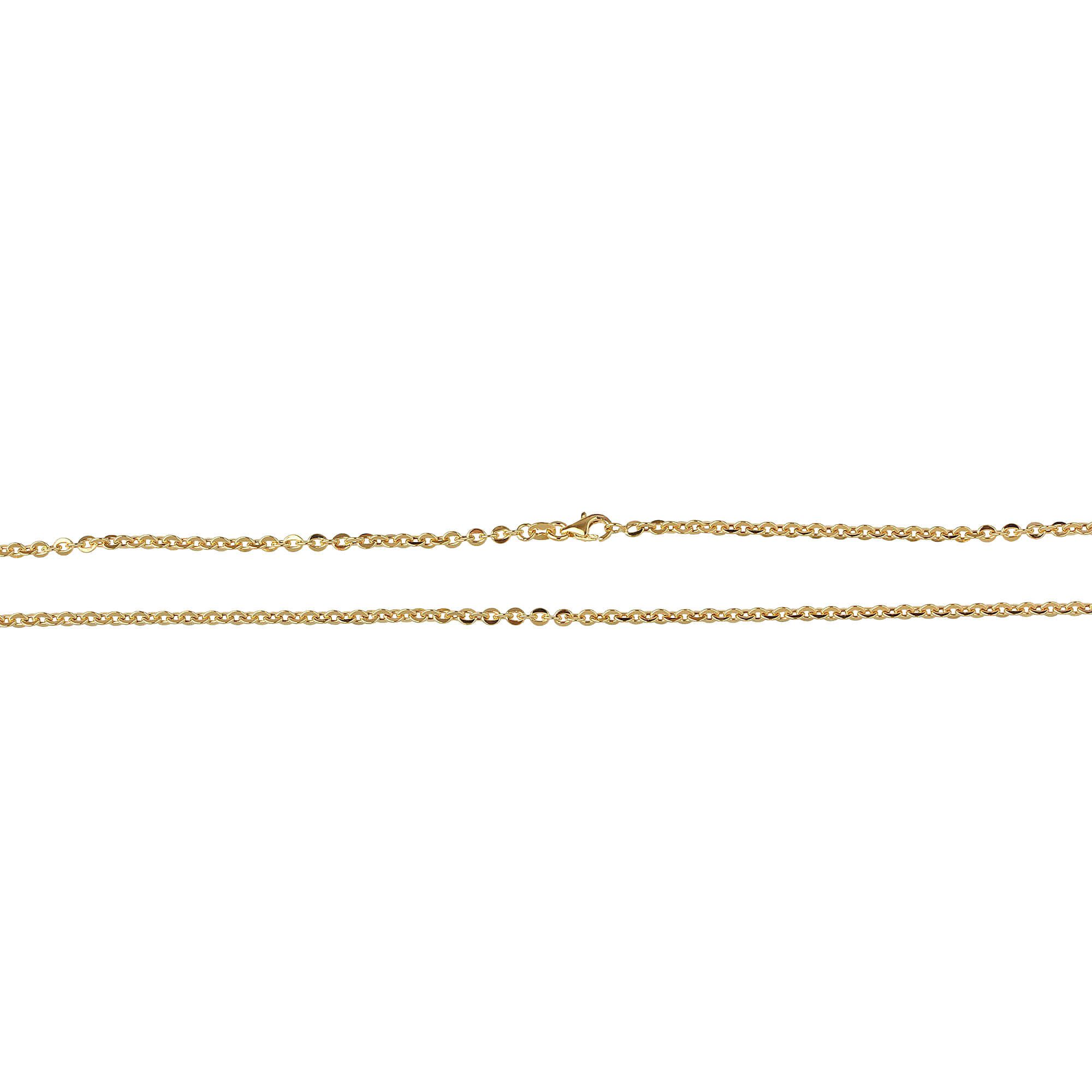 Corrente Bailarina Média 40cm Ouro 18k