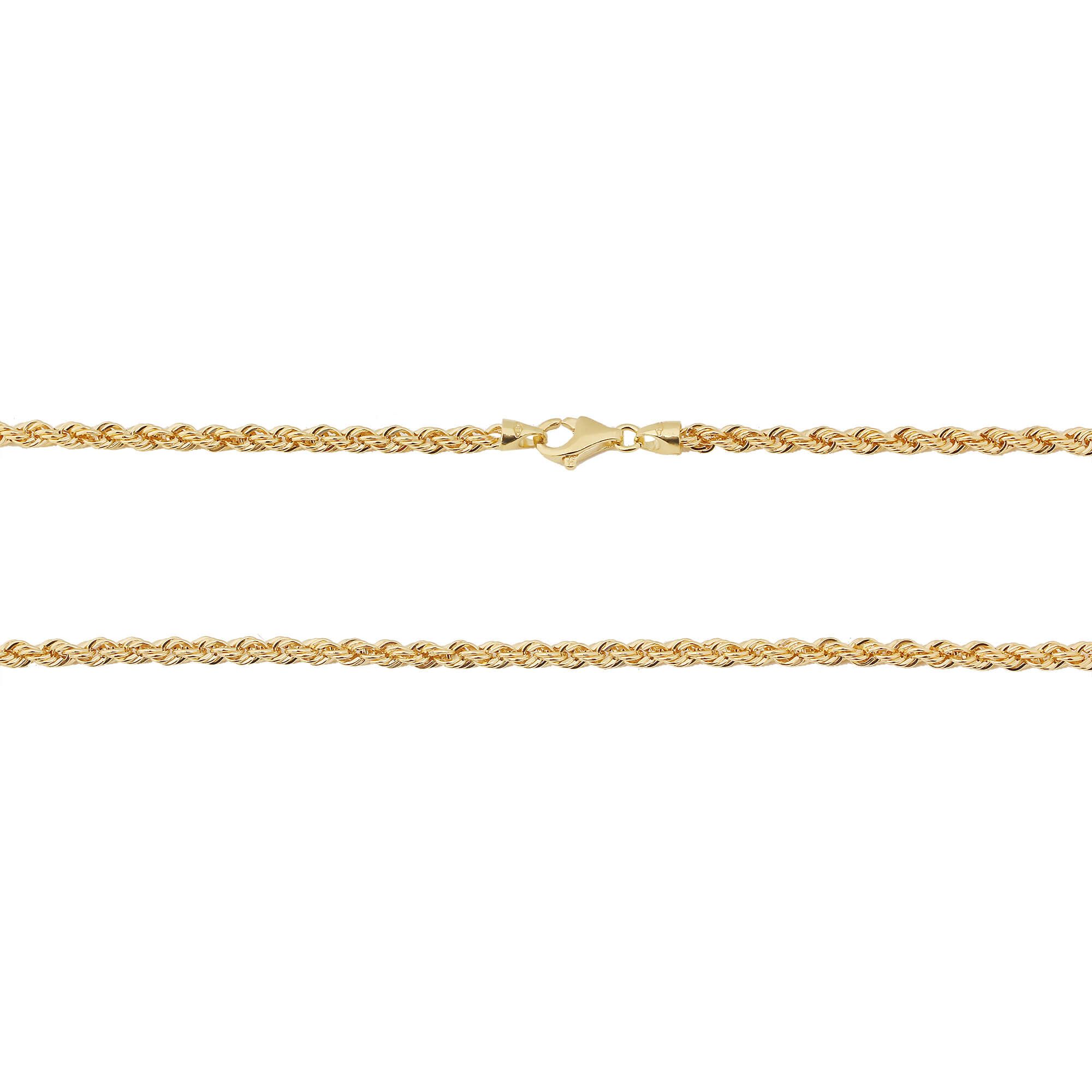 Corrente Corda Laser Ouro 18k