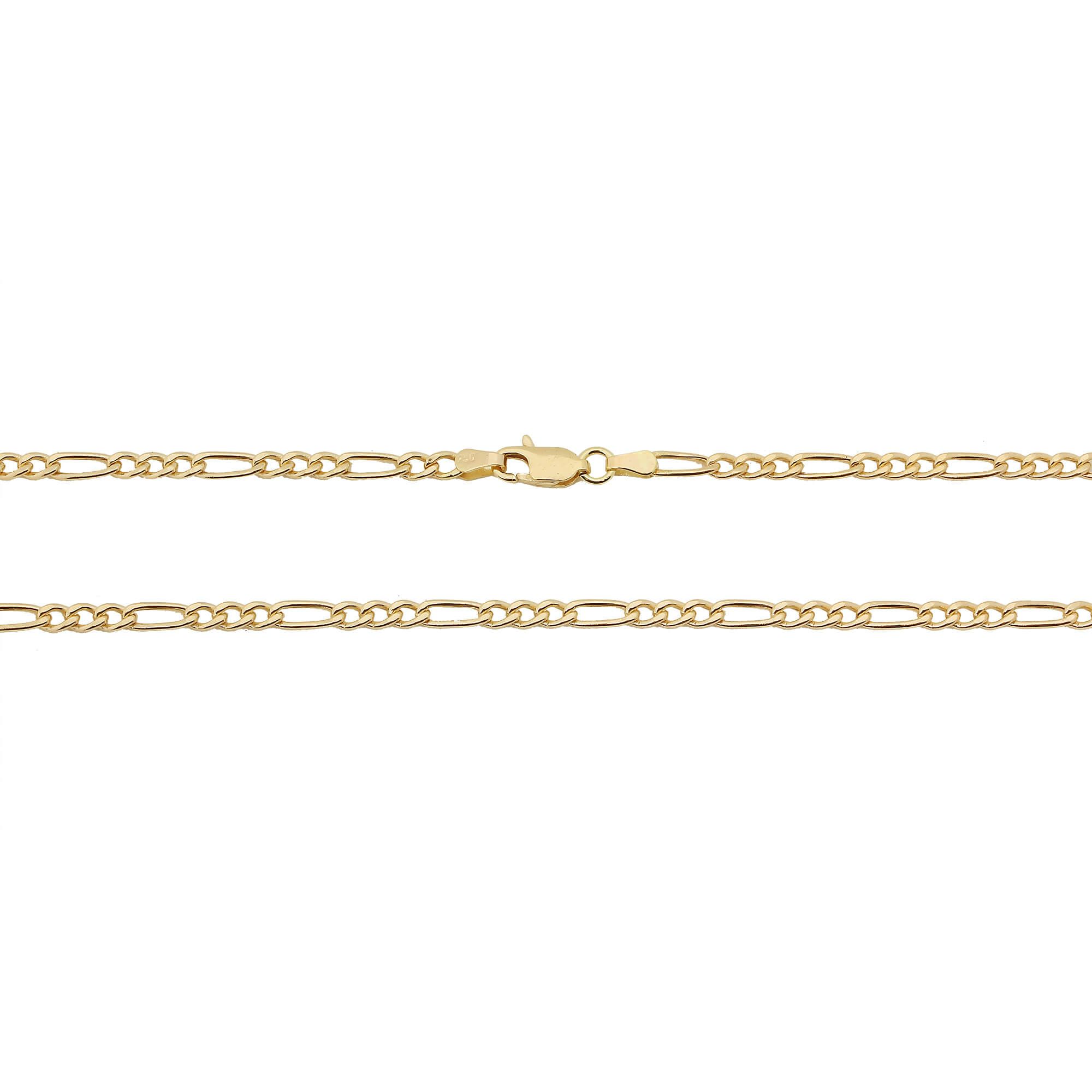 Corrente 3x1 2.8mm Ouro 18k