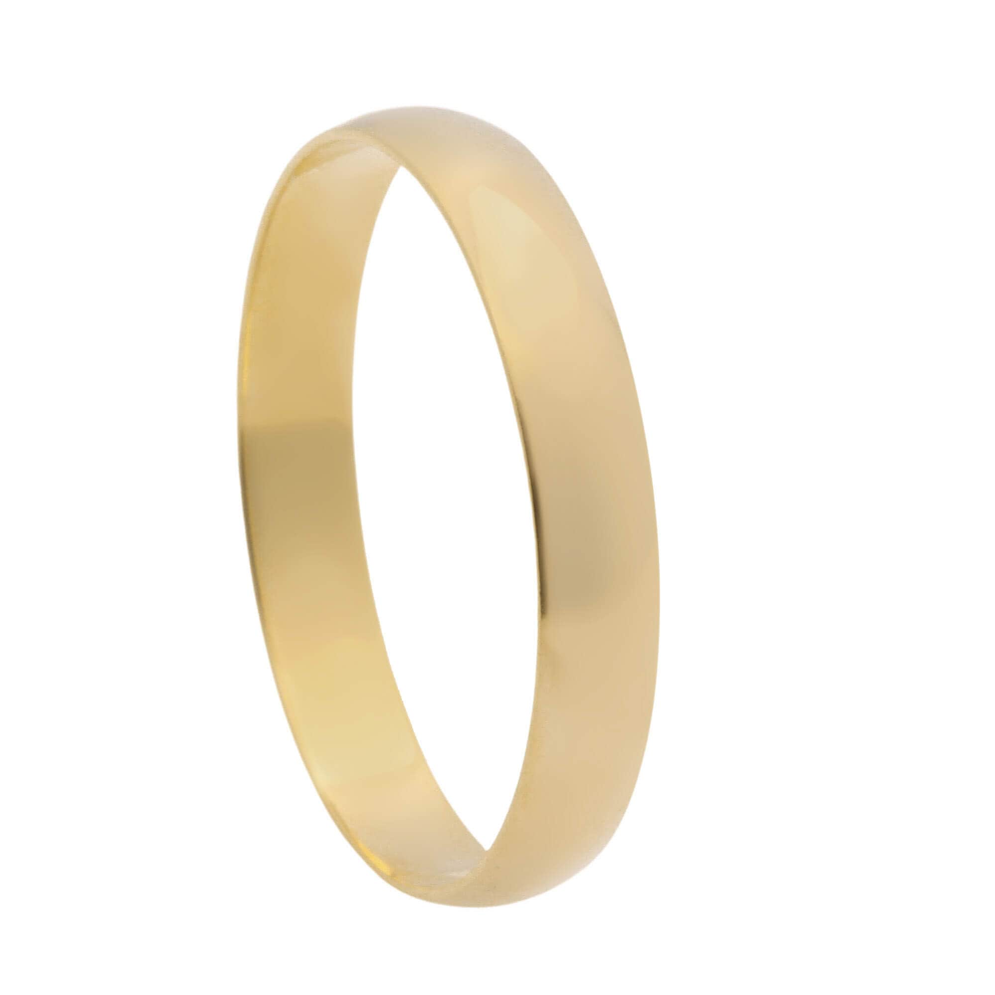 Aliança Comfort 3.3mm Ouro 18k