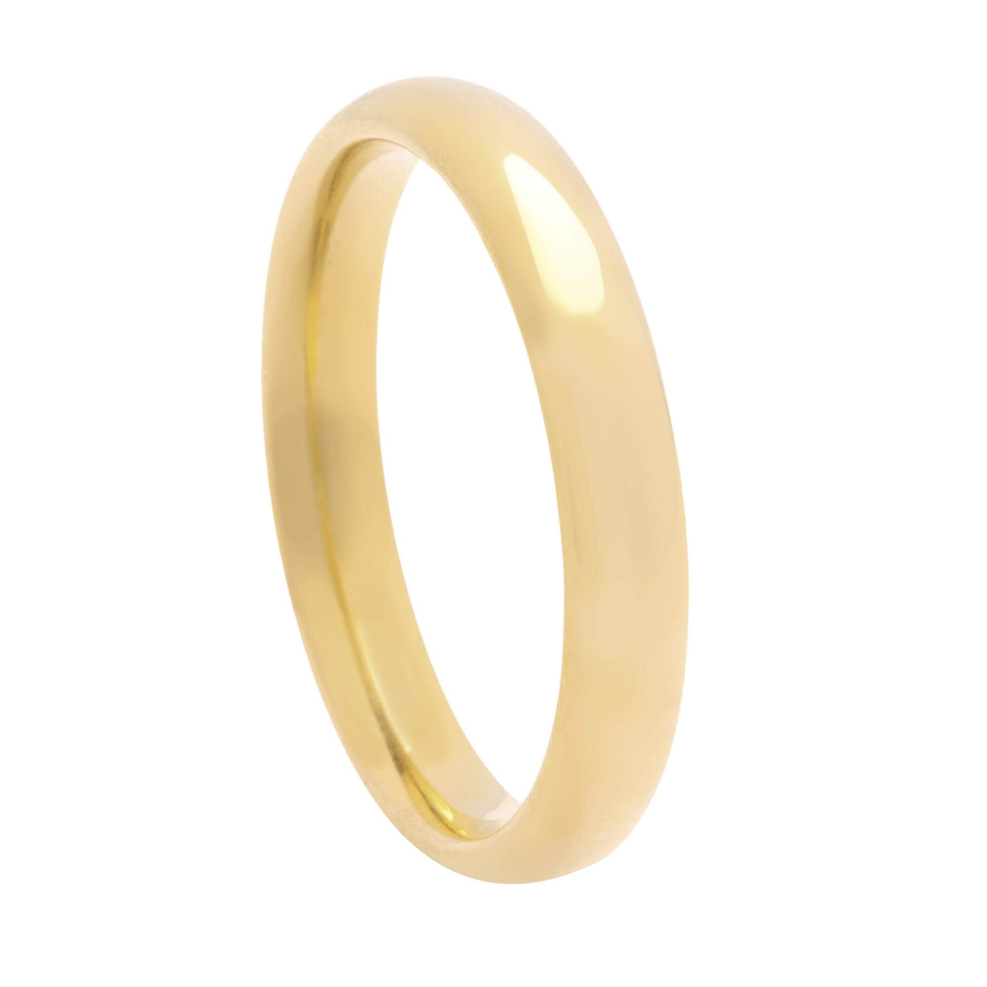 Aliança Comfort Anatômica 3.8mm Ouro 18k