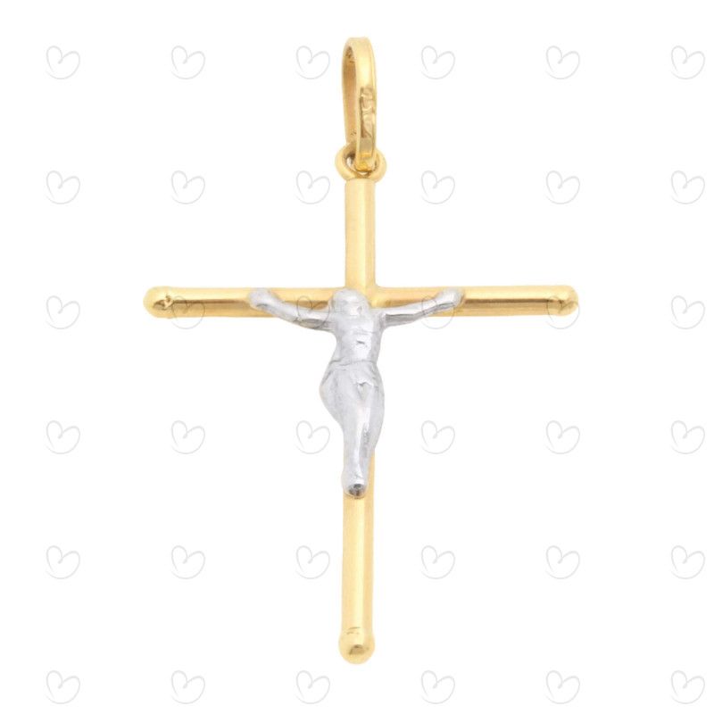 Pingente em Ouro 18k/750 Crucifixo 20mm x 28mm