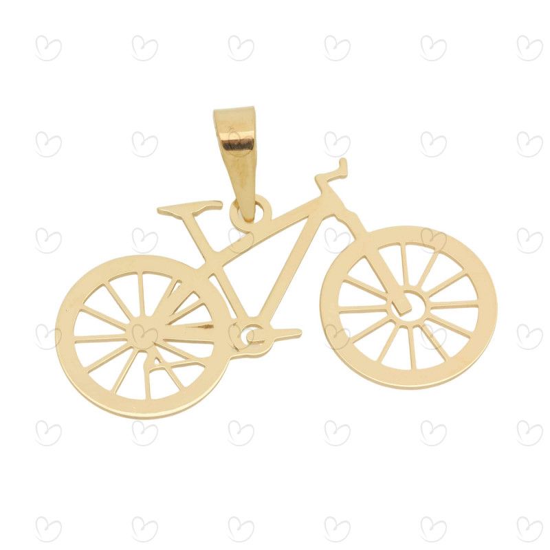 Pingente em Ouro 18k/750 Bicicleta