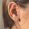 Brinco em Ouro 18k/750 Ear cuff Exclusivo com Diamantes
