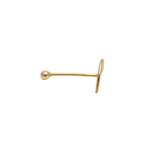 Piercing de Nariz Nostril Bolinha Ouro 18k