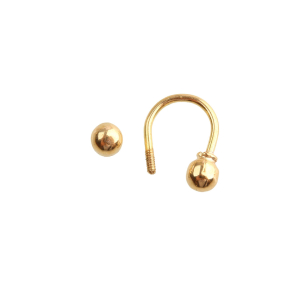 Piercing de Nariz Argola Septo Ouro 18k