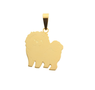 Pingente Pet Chow Chow Ouro 18k