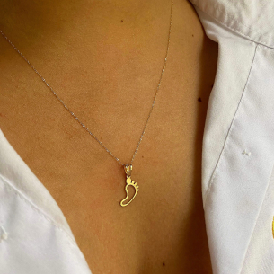 Pingente Pezinho Grande Ouro 18k