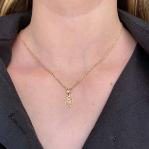 Pingente Anjinho Vazado Ouro 18k