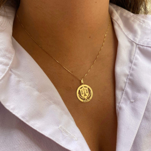 Pingente Profissão Direito Ouro 18k