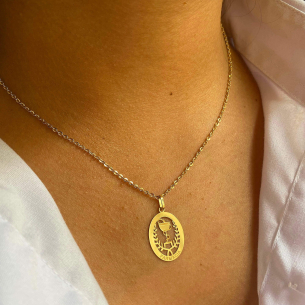 Pingente Profissão Farmácia Ouro 18k