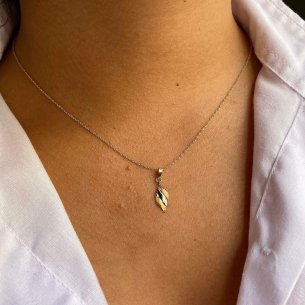 Pingente Tricolor Ouro 18k