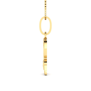 Pingente Menino com Pedra de Zircônia Ouro 18k