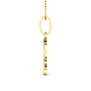 Pingente Menina com Pedra de Zircônia Ouro 18k