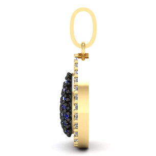 Pingente Gota Pavê Ouro 18k