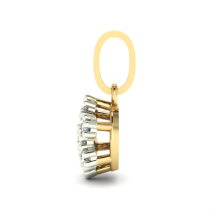 Pingente Chuveirinho Sextavado Ouro 18k