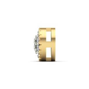 Pingente Chuveiro Redondo com Ródio Ouro 18k