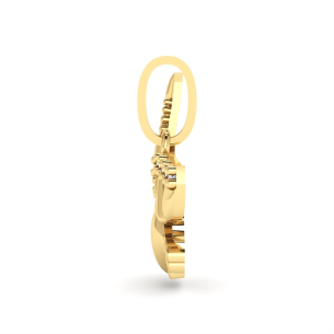 Pingente Espirito Santo com Zircônia Ouro 18k