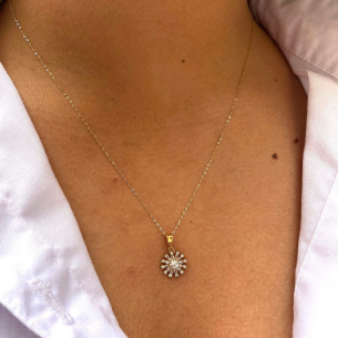 Pingente Pizza Ouro 18k