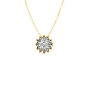 Pingente Chuveiro Redondo Pequeno Ouro 18k
