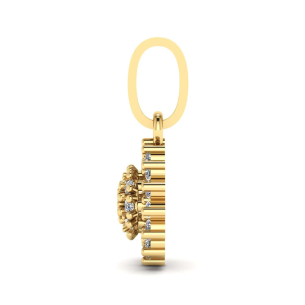 Pingente Pavê com Zircônias Ouro 18k
