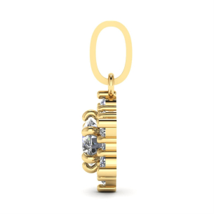 Pingente Solitário com Zircônia Ouro 18k