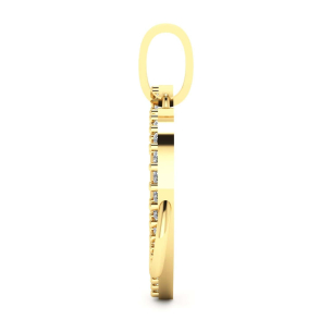 Pingente Coração com Infinito Ouro 18k