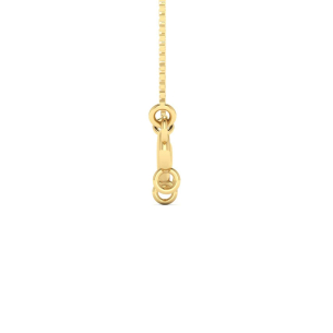 Pingente Canga com Coração e Infinito com Diamante Ouro 18k