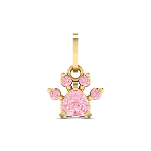 Pingente Patinha Pet Ouro 18k