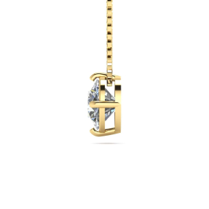 Gargantilha Ponto de Luz 5.5mm Zircônia Ouro 18k